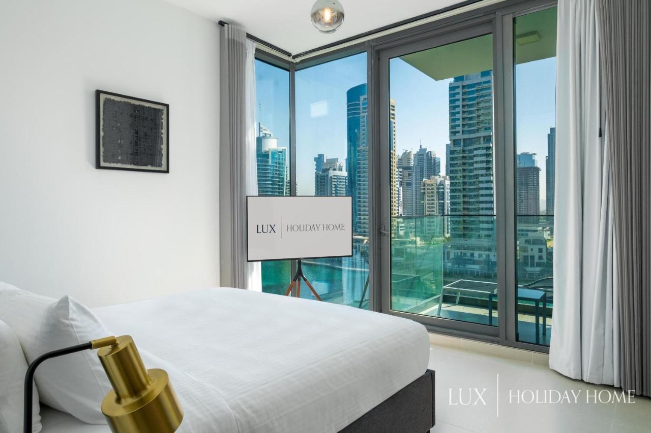Lux - Contemporary Suite With Full Marina View Dubái Exterior foto